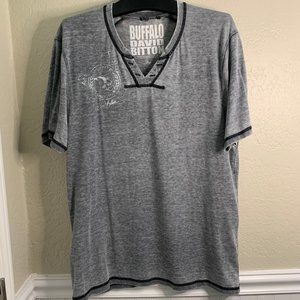 Buffalo David Bitton Gray short sleeved shirt XL